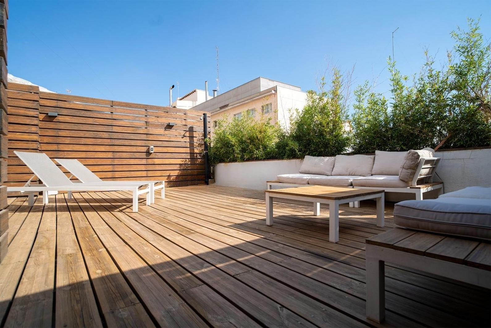 Ferienwohnung Atico Con Terraza Y Jacuzzi En El Centro Valencia Zimmer foto