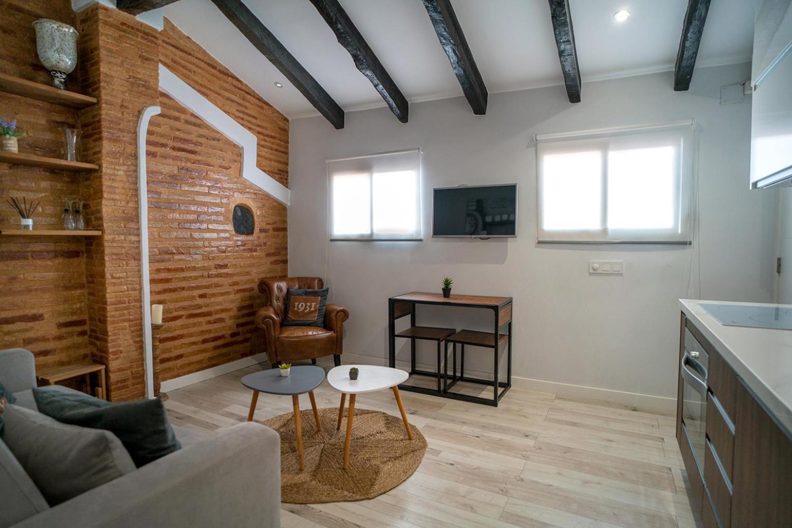 Ferienwohnung Atico Con Terraza Y Jacuzzi En El Centro Valencia Zimmer foto